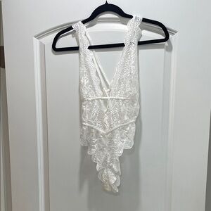 White Lace Intimate Bodysuit